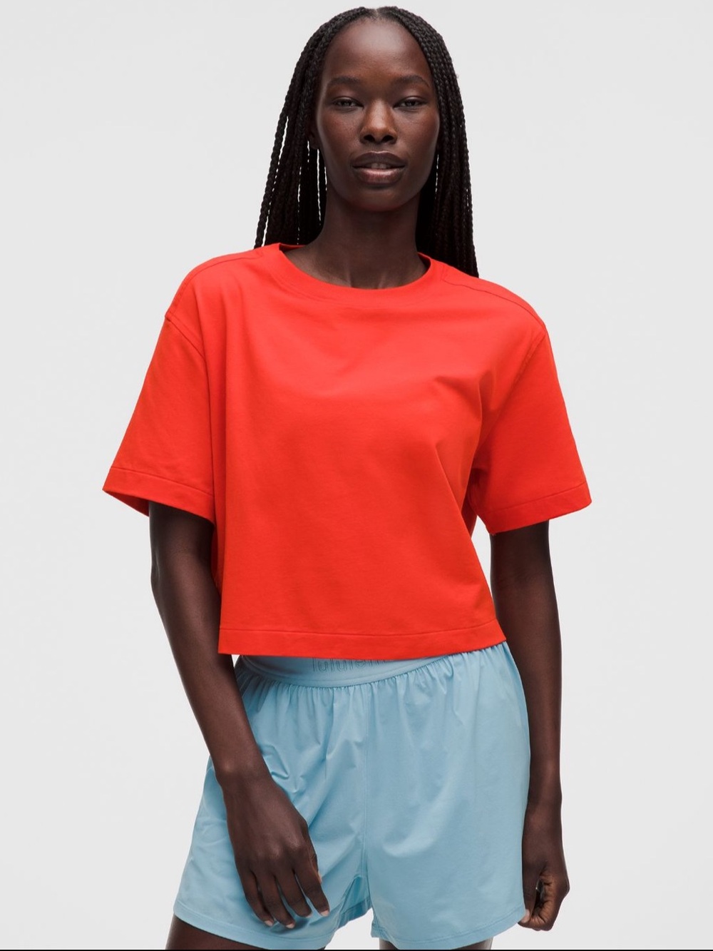 Lululemon All Yours Organic Cotton Cropped T-Shirt